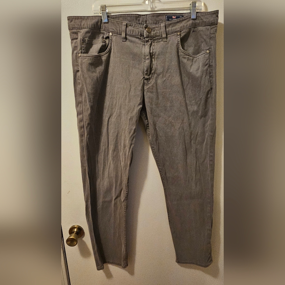 Vineyard Vines Men's Taupe/Gray Chinos
